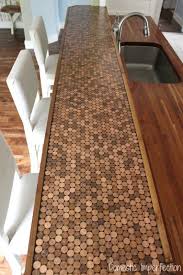 Click on amazon links below for cheapest prices on the items required for this project. Remodelaholic More Diy Countertop Reviews Diy Countertops Penny Countertop Top Kitchen Designs