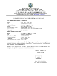 Contoh surat pernyataan mulai dari perjanjian, diri, sekolah, kesalahan, kesanggupan, kerja, hutang, dan bahasa inggris, semoga bisa membantu. Surat Pernyataan Izin Kepala Sekolah