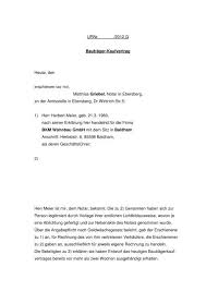 2 unentgeltliche zuwendungen auf die ausgleichsforderung angerechnet worden sind (§ 1380 abs. Bkm Kaufvertr Muster Herzogplatz 12 07 Bkm Wohnbau