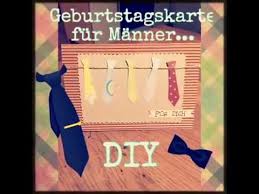 6 kreative ideen für individuelle geburtstagskarten. Diy Geburtstagskarte Fur Manner Gluckwunschkarte Diy Vatertagskarte Selber Machen Krawatten Youtube