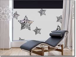 Fensterfolie Leoparden Sterne Fensterfolie Haus Deko Fenster