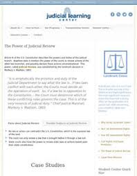 It demonstrates that, contrary to popular opinion, the court does not supply the final or exclusive word on the constitution. Judicial Review Lesson Plans Worksheets Reviewed By Teachers