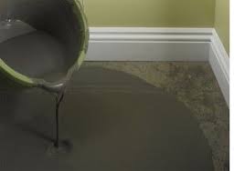 Apply Self Levelling Floor Screed Concrete Floors In House Diy Flooring Flooring