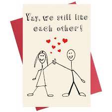 Anniversary wishes for a significant other. Amazon Com Birthday Card For Husband Boyfriend Girlfriend Wife Funny Anniversary Card For Her Him Husband Wife Office Products