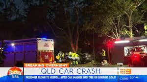 One person has been killed and 15 others injured in a car crash this morning. 9 News Queensland Qld Car Crash Facebook
