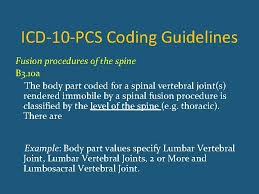 Spinal Procedure Coding In Icd 10 Linda Dawson
