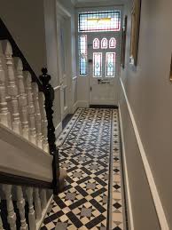 Plenty of hallway decor to choose from. Floor Tiles Stairway Lighting Tiled Hallway House Entrance