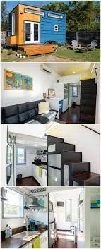 The Nashville Tiny House Has A Modern Minimalist Design With Clean Lines White Space And High Ce Small Tiny Apartments Tiny Apartments Tiny House Big Living