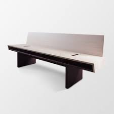 Sandwich the side pieces between the front and back and fasten them to the legs. Double Bench Without Backrest Architonic