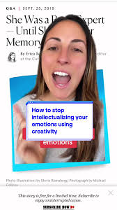 Have you ever found yourself intellectualizing your emotions? Thinking too  deeply without actually feeling them? Same 👋🏾 this concept and permisson  to create without words is so powerful. Were feeling ...