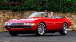 Original daytona coupe #4 prototype. 1973 Ferrari 365 Gtb 4 Daytona Spider Conversion S113 Monterey 2018