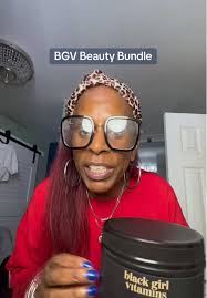 The black girl vitamin beauty bundle, has collagen peptides, vitamin D, and  a hair skin and nail supplement  ##TikTokCreatorSearchInsightsIncentive##over50##collagenpeptides##vitamind  ...