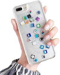 Our full lineup of choices for iphone 11, iphone 11 pro, and iphone 11 pro max is here. Amazon Com Unnfiko Liquid Glitter Case Comaptible With Iphone 11 Pro Max Hard Back Colorful Bling Quicksand With Ios Icon Apple App Shine Phone Case Sand Glitter Iphone 11 Pro Max