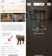 How To Use Your Tiger View In 3d Iphone Iphone News Online Iphone Ios Reviews And Features Did you know that if you search for certain animals on a mobile device, you google believes in the practical side of augmented reality. how to use your tiger view in 3d iphone