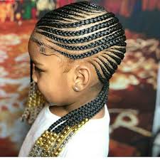 Tresses Black Kids Hairstyles Kids Braids With Beads Kid Braid Styles