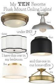 Wiki researchers have been writing reviews of the latest flush mount ceiling lights since 2018. Flush Mount Lighting My 10 Favorites Driven By Decor