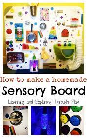 Diy Sensory Board Fun For Children Diy Sensory Board Sensory Boards Sensory Wall