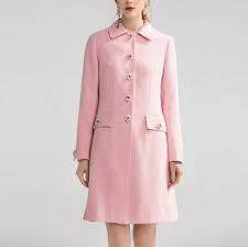 Women Temperament Pink Windbreaker Single Breasted Slim Trench Coats Women Coat Clothes