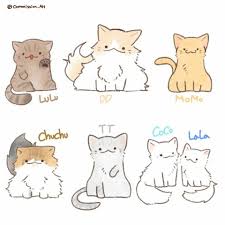 Cream Heroes Cat S Dd Tt Coco Momo Chuchu Lala Lulu From Twitter Ah1227 N Kucing Bayi Binatang Hewan