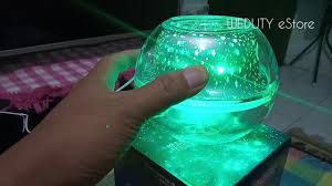 Weduty Crystal Night Light Projection Humidifier Youtube
