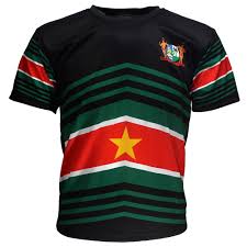 Dit sportieve shirt is verkrijgbaar in alle maten vanaf maat 5. Suriname Techno Style Voetbal T Shirt Zwart Popmerch Com