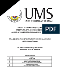 Saksikan dan dengar suara serta saranan dayak sabah (kumpulan merah) kepada mahkamah anak negeri kota marudu dihadapan yang arif dato' baintin bin adun. Institut Latihan Mahkamah Anak Negeri Ilman Carpentry Environmental Impact Assessment