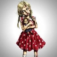 Maybe you would like to learn more about one of these? Little Zombie Girl Keeping A Dool Tattoo Design Tattooimages Biz