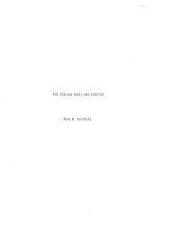 THE ITALIAN NOVEL AND FASCISM Anne M. Kornfeld