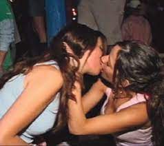 Almost anything that crosses our teenage minds will be allowed. What S With Girls Kissing In Bars Glamour