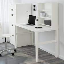 Usually ships within 6 to 10 days. Pahl White Desk With Shelf Unit 128x58 Cm Ikea
