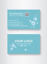 Businesses can customize their business cards with just a few clicks using the iprint platform. Creative Green Small Fresh Flower Design Business Card Template Image Picture Free Download 400140928 Lovepik Com