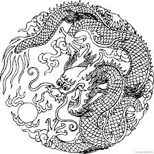 Dragon coloring pages are a fun way for kids of all ages, adults to develop creativity, concentration, fine motor skills, and color recognition. Chinese Dragon Coloring Pages Chinese Dragon 85 Printable Coloring4free Coloring4free Com