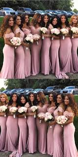 Light Pink Bridesmaid Dresses Bridesmaid Dresses Pink Bridesmaid Dresses Mermaid Vestidos De Dama De Boda Vestidos De Dama De Honor Rosados Vestidos De Dama