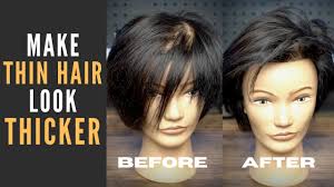 Comment below to let us know what styling tips you use to make your thin hair look. How To Make Hair Look Thicker Hairstylist Hacks Youtube