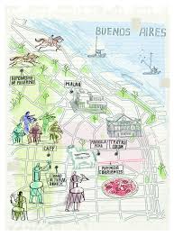 Buenos Aires Map By Robert Littleford Buenos Aires Buenos Aires Argentina Argentina