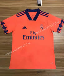 Madrid masih terus mempertahankan warna putih untuk jersey kandang. 2020 2021 Real Madrid Orange Thailand Soccer Jersey Aaa Soccer Jersey Real Madrid Real Madrid Football Club