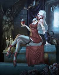 If you feel like going for a colorful vampire tattoo, either a female or a male vampire, you can do that too, to get a good effect. Artstation Vampire Girl Mariusz Raczkowski