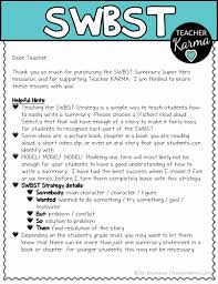 Swbst Summary Poster Printable