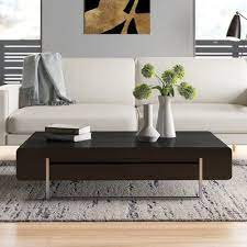 Iona Modern Coffee Table Table Top Color Dark Oak Table Decor Living Room Coffee Table With Storage Coffee Table