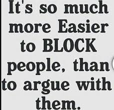Block Think Positive Be Positive