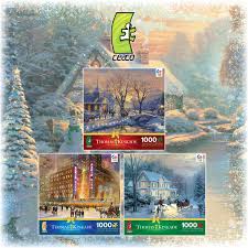 Maybe you would like to learn more about one of these? Ceaco Thomas Kinkade Holiday Puzzles Thomas Kinkade Studios