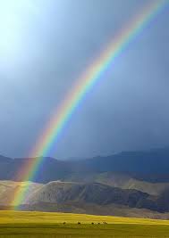 Rainbow On The Steppe Sarala Saz Jailoo Kyrgyzstan A Jailoo Is A High Mountain Pasture The Sarala Saz Jailoo I Steppe Beautiful Places Nature Cool Pictures