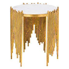 Tov Furniture Waterfall Side Table In 2020 White End Tables Coffee Table Glass Top Table