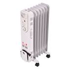 1500W Electric Oil Filled Radiator Space Heater 5-Fin Thermostat Room Radiant EP22610 Costway