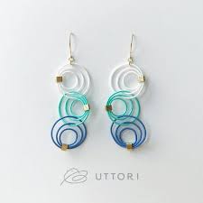 japanese jewelry mizuhiki hook earrings colorful earrings 3 etsy 水引 アクセサリー 水引 ピアス ピアスの作り方