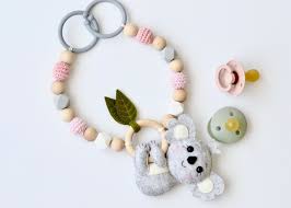 Maybe you would like to learn more about one of these? Pram Chain Koala From 100 Wool Felt Shopping Com