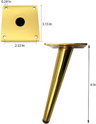The modern table legs work perfect for ikea tops, and many other furniture brands. Buy Bikani Golden Sofa Legs Round Solid Metal Furniture Legs Sofa Replacement Legs Perfect For Mid Century Modern Great Ikea Hack For Sofa Couch Bed Coffee Table Golden Color 6 Inches Set Of 4 Online