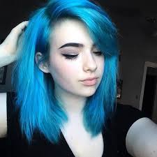 They feel the yellowish colour is unattractive, so to counteract the yellow they get blue rinse. 68 Daring Blue Hair Color For Edgy Women