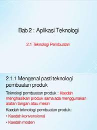 Laman web rbt smk taman universiti 2, johor bahru. Bab 2 1 Teknologi Pembuatan