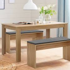 Artiss Dining Table 4 Seater Wooden Kitchen Tables Oak 120cm Cafe Restaurant 4 Seater Dining Table Kitchen Table Oak Wooden Kitchen Table